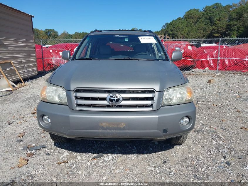 2004 Toyota Highlander Limited V6 VIN: JTEDP21AX40033797 Lot: 43433833