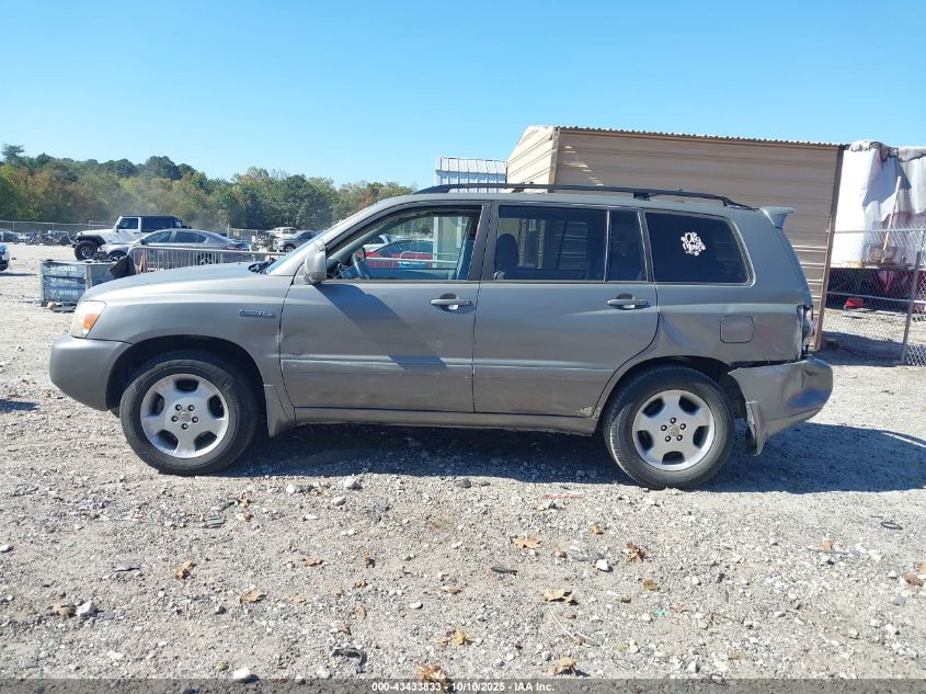 2004 Toyota Highlander Limited V6 VIN: JTEDP21AX40033797 Lot: 43433833