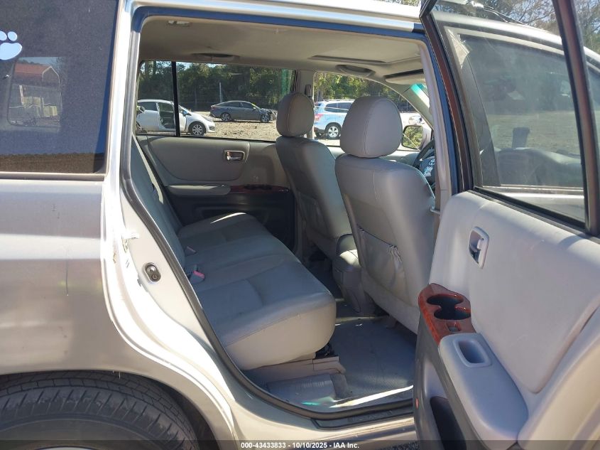 2004 Toyota Highlander Limited V6 VIN: JTEDP21AX40033797 Lot: 43433833