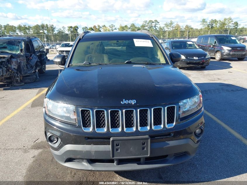 2017 Jeep Compass Sport 4X4 VIN: 1C4NJDBB8HD143162 Lot: 43433941