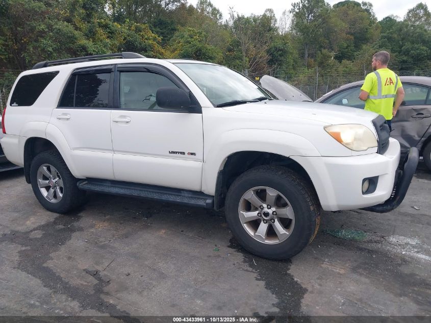 2007 Toyota 4Runner Limited V6 VIN: JTEBU17R878081778 Lot: 43433961