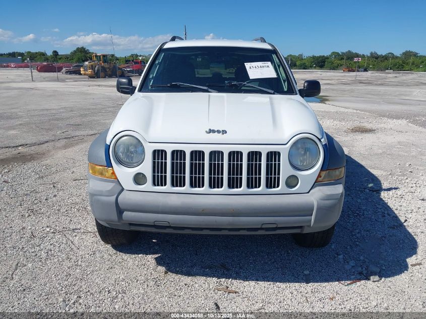 2005 Jeep Liberty Sport VIN: 1J4GK48K75W649458 Lot: 43434058