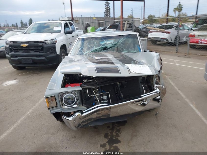 1972 Chevrolet Malibu VIN: 00001D37F21581744 Lot: 43434100