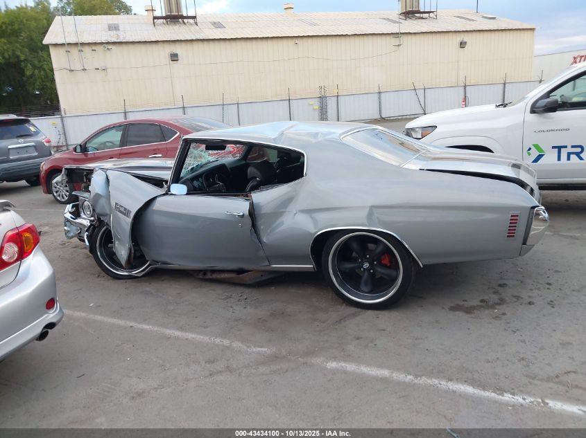 1972 Chevrolet Malibu VIN: 00001D37F21581744 Lot: 43434100