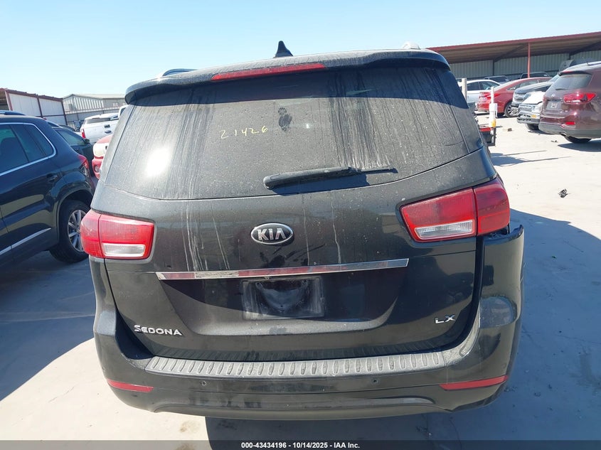 2017 Kia Sedona Lx VIN: KNDMB5C11H6265967 Lot: 43434196