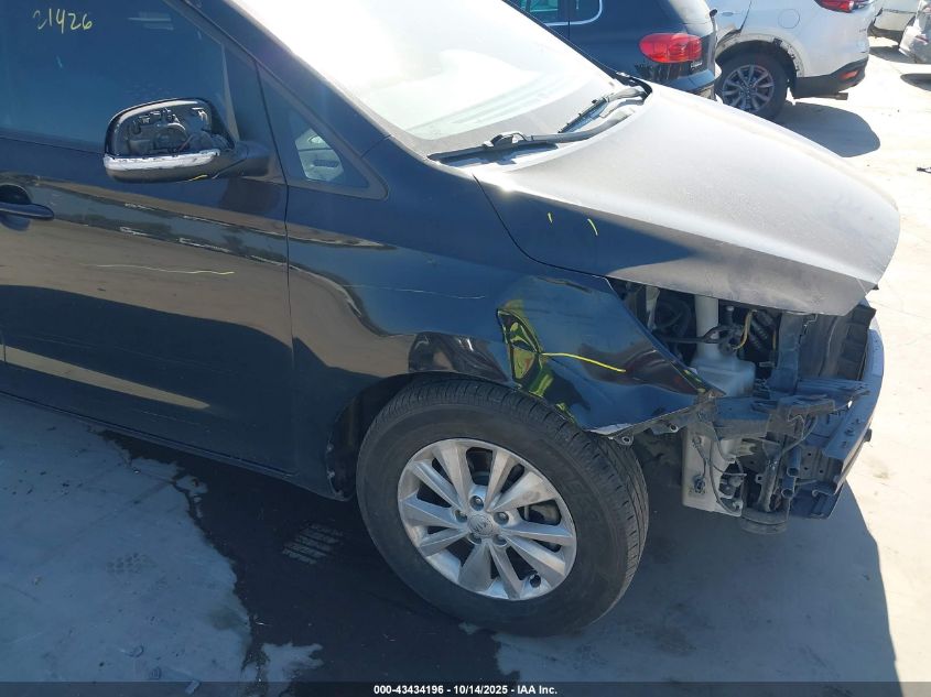 2017 Kia Sedona Lx VIN: KNDMB5C11H6265967 Lot: 43434196