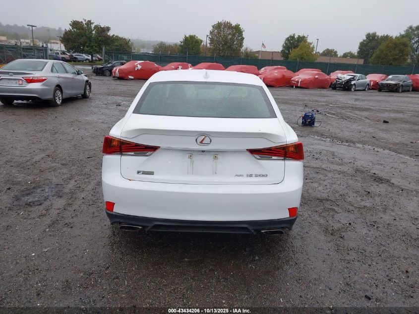 2017 Lexus Is 300 VIN: JTHCM1D27H5020410 Lot: 43434206