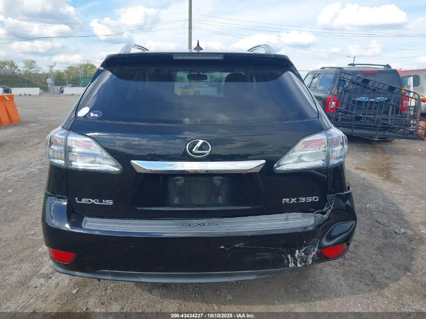 2010 Lexus Rx 350 VIN: 2T2BK1BA6AC013921 Lot: 43434237