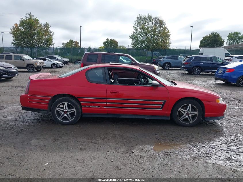 2004 Chevrolet Monte Carlo Supercharged Ss VIN: 2G1WZ151349440855 Lot: 43434318