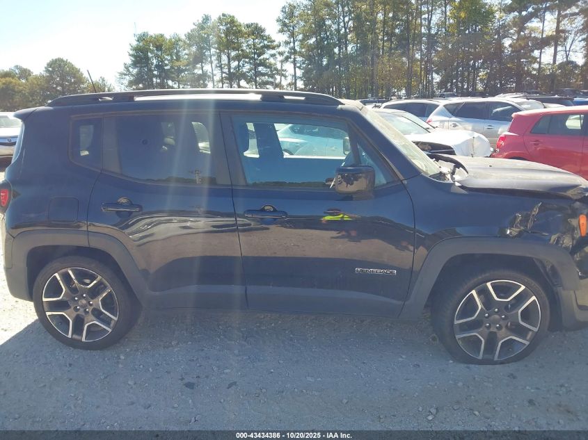 2021 Jeep Renegade Latitude Fwd VIN: ZACNJCBB5MPM16867 Lot: 43434386