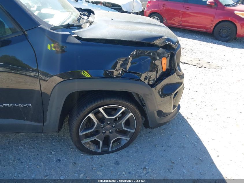 2021 Jeep Renegade Latitude Fwd VIN: ZACNJCBB5MPM16867 Lot: 43434386