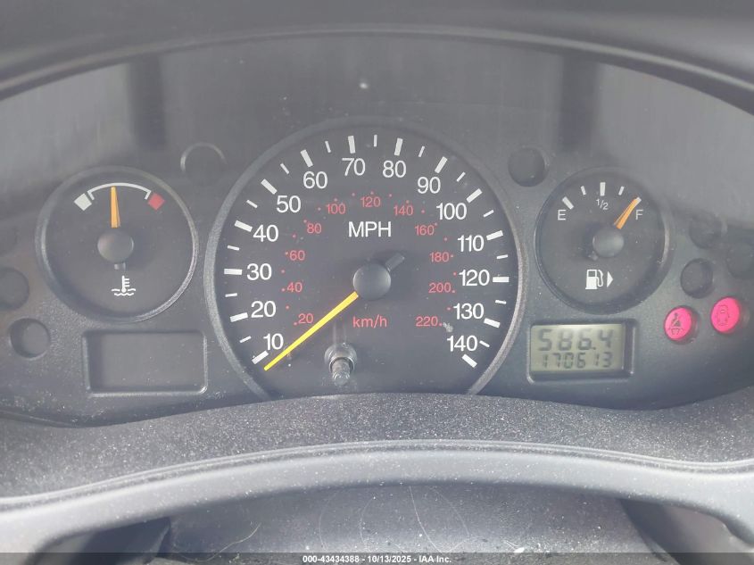 2003 Ford Focus Se/Ztw VIN: 1FAFP36323W207599 Lot: 43434388