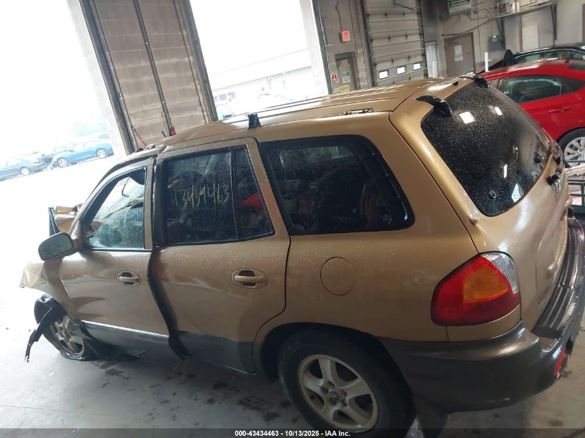 2002 Hyundai Santa Fe Gls/Lx VIN: KM8SC13D32U251011 Lot: 43434463