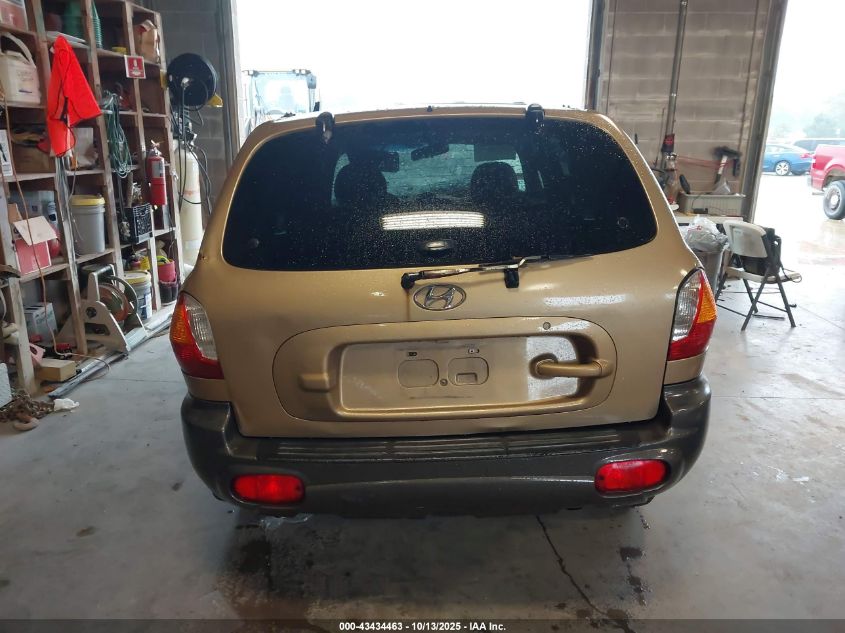2002 Hyundai Santa Fe Gls/Lx VIN: KM8SC13D32U251011 Lot: 43434463