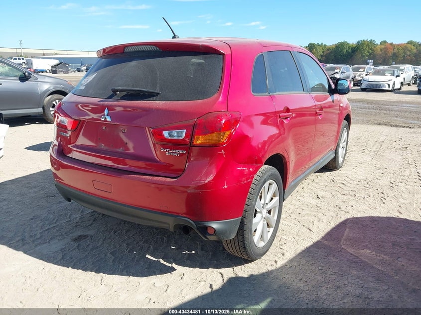 Vin: 4a4ap3au5fe004469, lot: 43929325, mitsubishi outlander sport es 20154