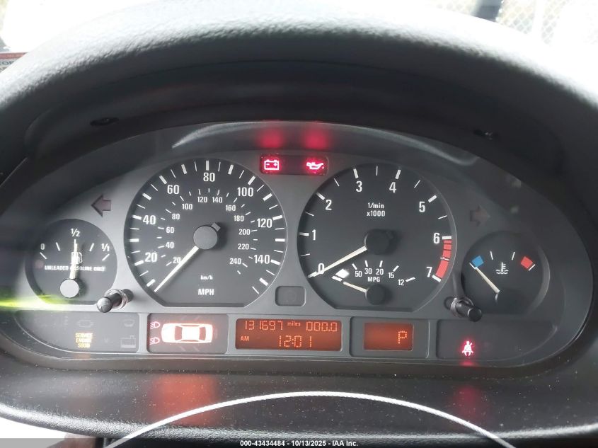 2000 BMW 323I VIN: WBAAM3347YCA93604 Lot: 43434484