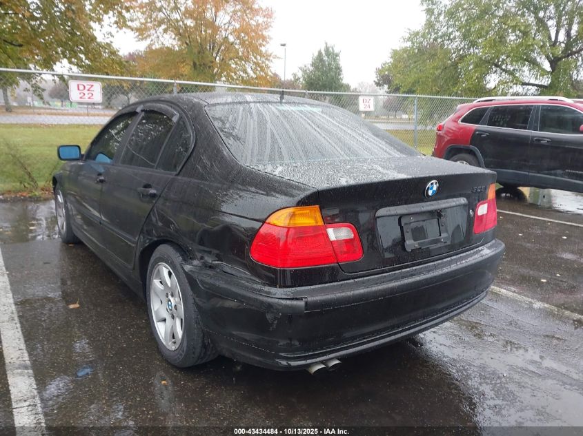 2000 BMW 323I VIN: WBAAM3347YCA93604 Lot: 43434484