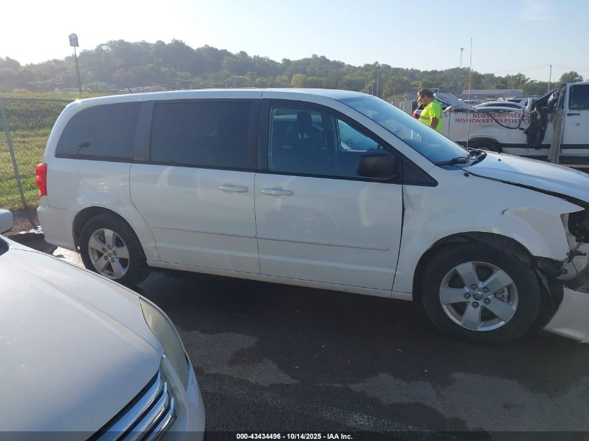 2013 Dodge Grand Caravan Se VIN: 2C4RDGBG4DR515738 Lot: 43434496