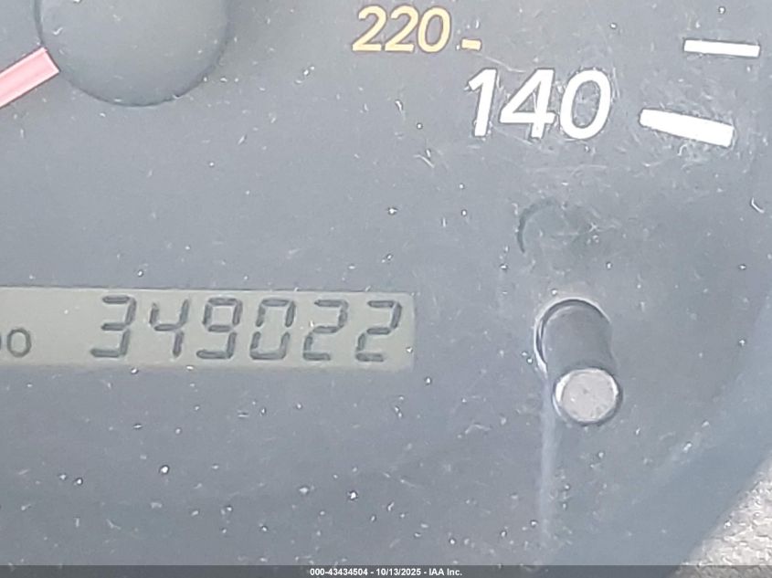 2001 Toyota Highlander VIN: JTEGD21A310010542 Lot: 43434504