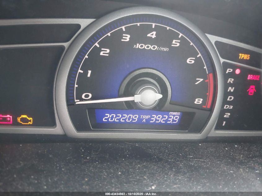 2009 Honda Civic Lx VIN: 2HGFG12659H542900 Lot: 43434563