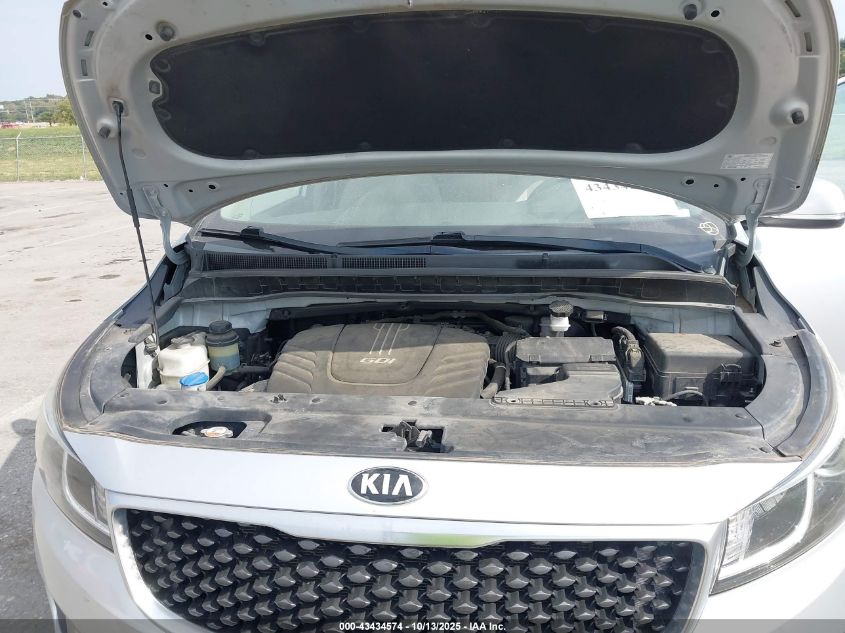 2016 Kia Sedona Lx VIN: KNDMB5C12G6144282 Lot: 43434574