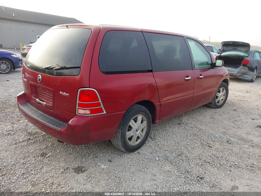 2MRZA21265BJ06214 2005 MERCURY MONTEREY photo no. 4
