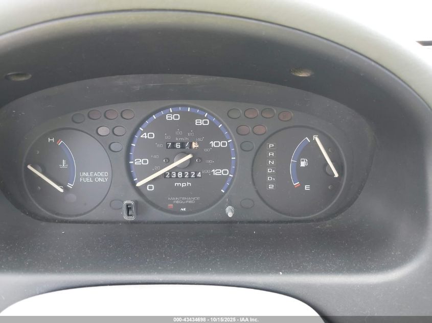 1998 Honda Civic Dx VIN: 1HGEJ6226WL066159 Lot: 43434698