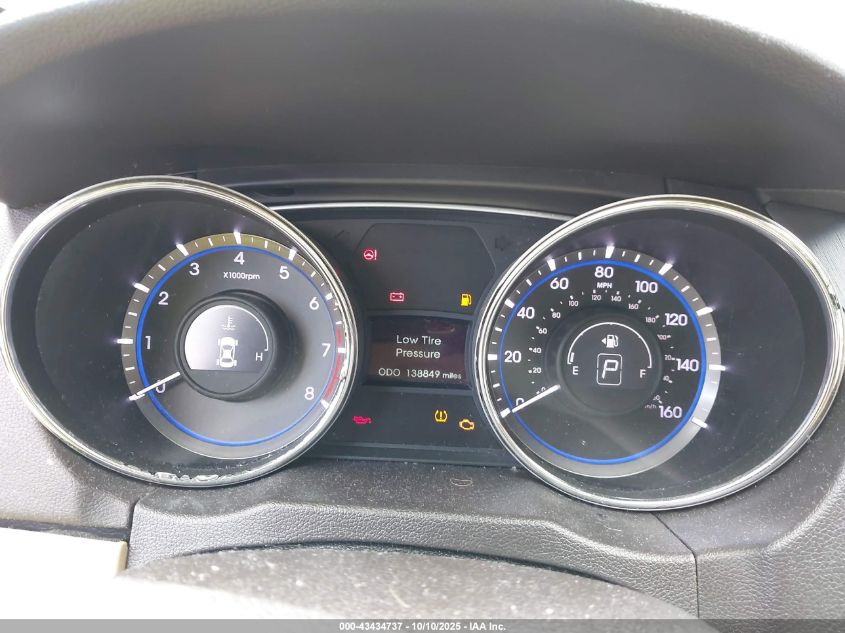 2014 Hyundai Sonata Gls VIN: 5NPEB4AC6EH840424 Lot: 43434737