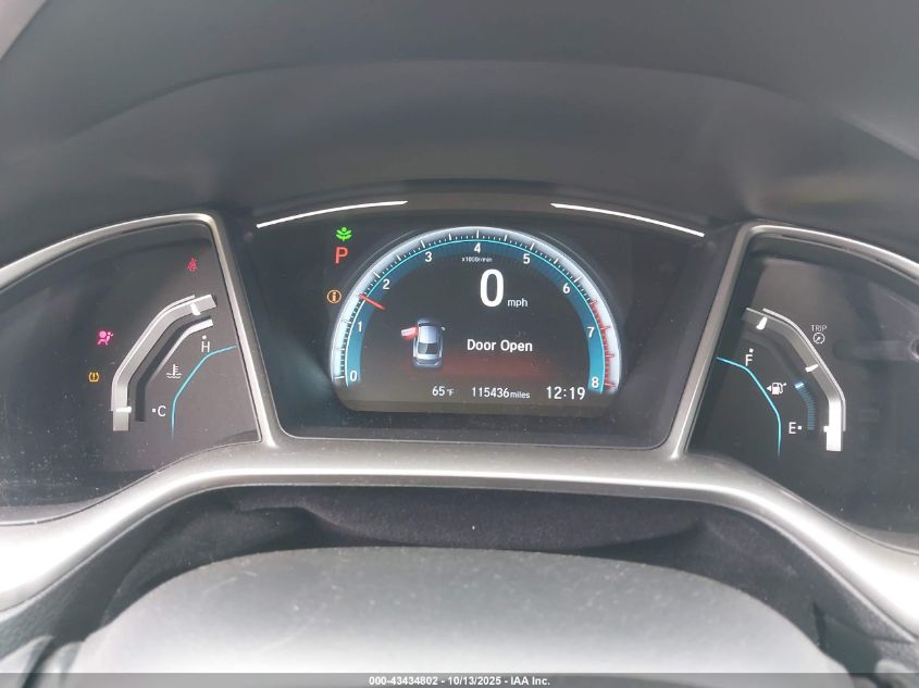 2017 Honda Civic Ex-L VIN: 19XFC1F78HE015926 Lot: 43434802