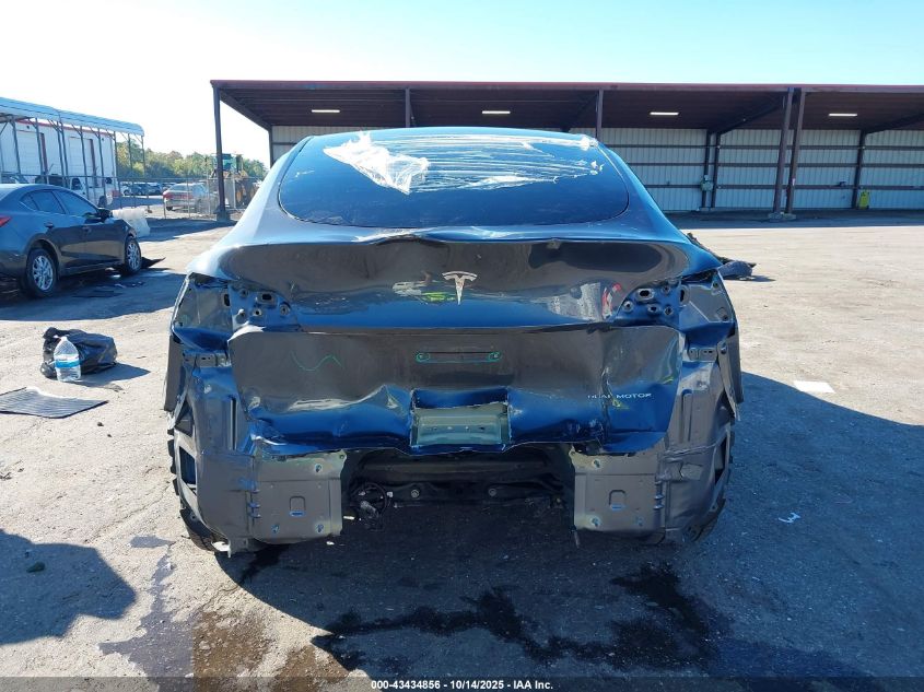 2020 Tesla Model Y Long Range Dual Motor All-Wheel Drive VIN: 5YJYGDEE6LF041751 Lot: 43434856