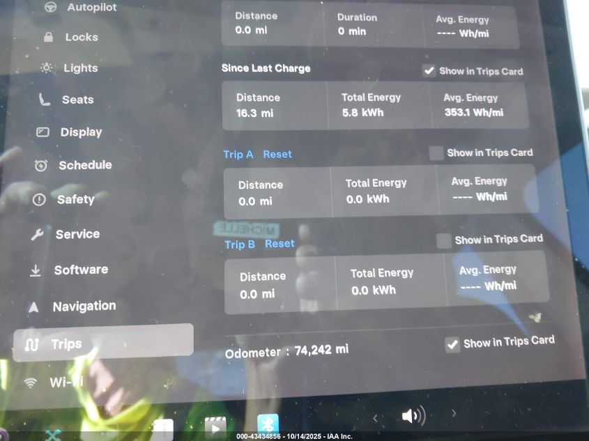 2020 Tesla Model Y Long Range Dual Motor All-Wheel Drive VIN: 5YJYGDEE6LF041751 Lot: 43434856