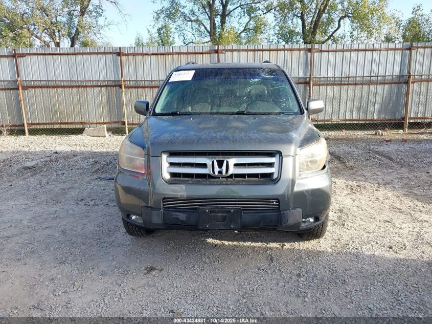2008 Honda Pilot Ex-L VIN: 5FNYF18598B013317 Lot: 43434881