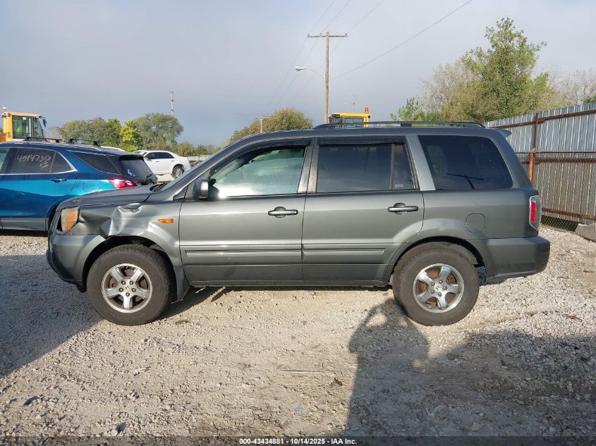 2008 Honda Pilot Ex-L VIN: 5FNYF18598B013317 Lot: 43434881