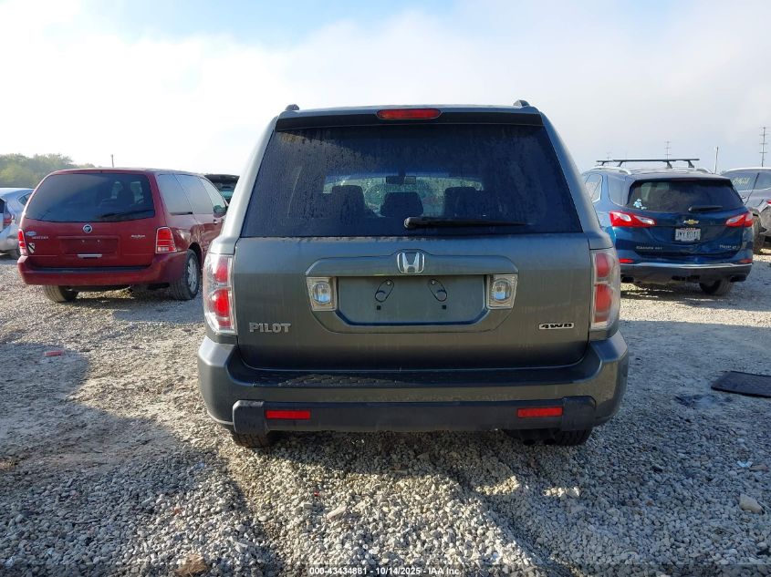 2008 Honda Pilot Ex-L VIN: 5FNYF18598B013317 Lot: 43434881