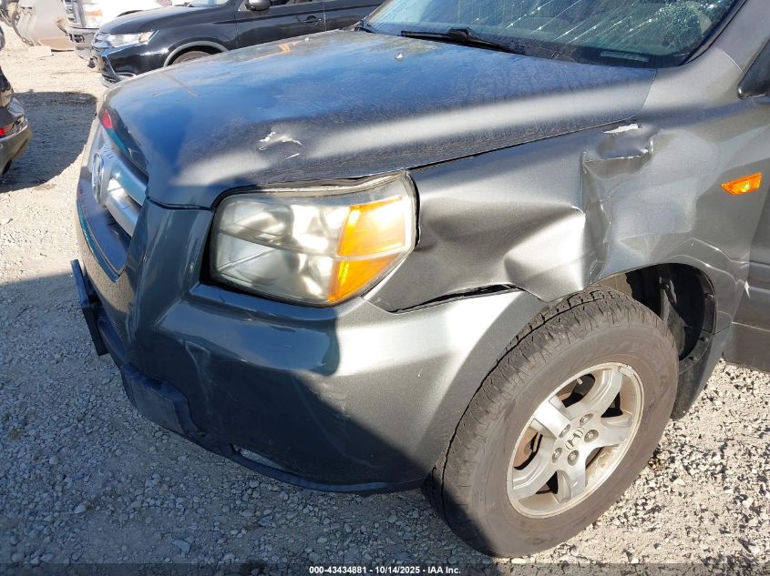 2008 Honda Pilot Ex-L VIN: 5FNYF18598B013317 Lot: 43434881