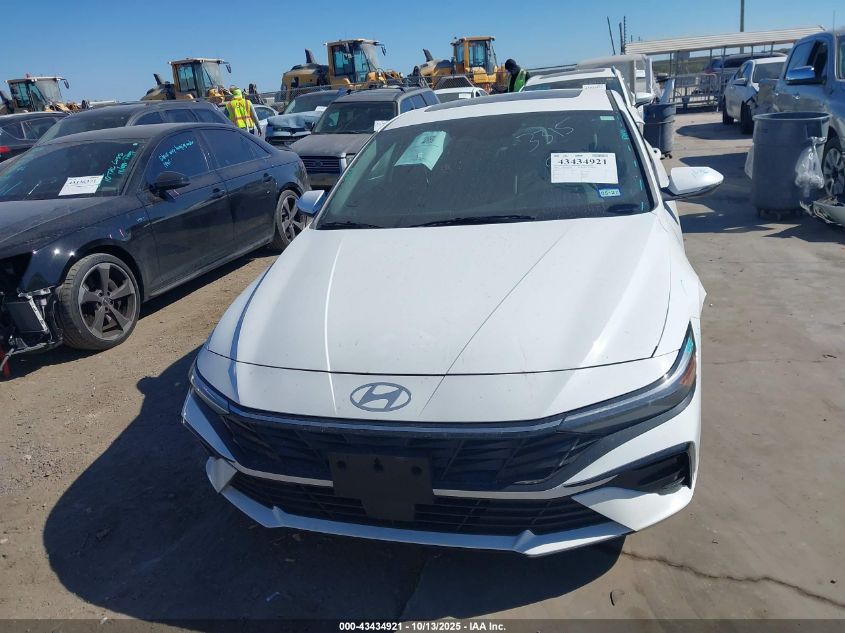 2025 Hyundai Elantra Hybrid Limited VIN: KMHLN4DJ3SU143315 Lot: 43434921