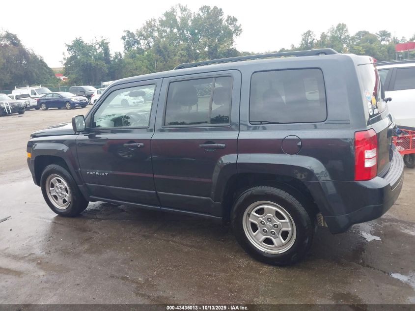 2015 Jeep Patriot Sport VIN: 1C4NJPBA6FD190535 Lot: 43435013