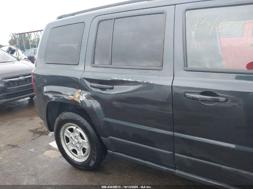 2015 Jeep Patriot Sport VIN: 1C4NJPBA6FD190535 Lot: 43435013