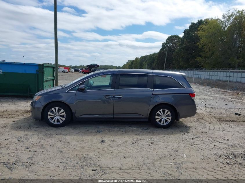 2014 Honda Odyssey Ex-L VIN: 5FNRL5H63EB038500 Lot: 43435020