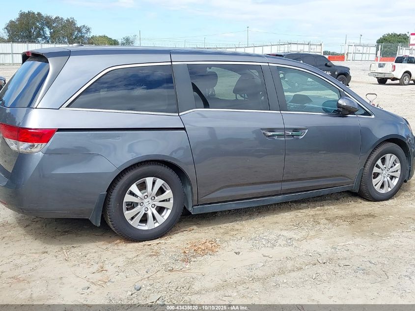 2014 Honda Odyssey Ex-L VIN: 5FNRL5H63EB038500 Lot: 43435020