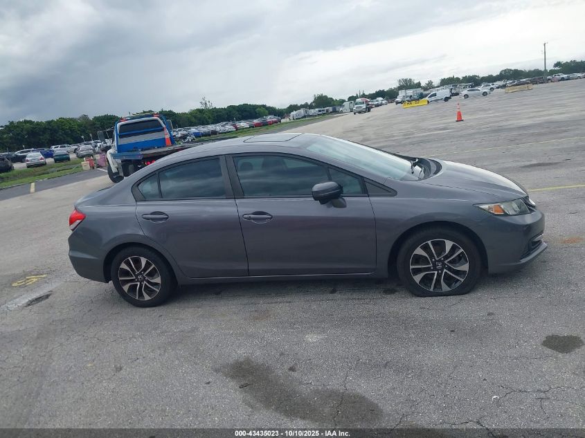 2014 Honda Civic Ex VIN: 19XFB2F84EE005410 Lot: 43435023