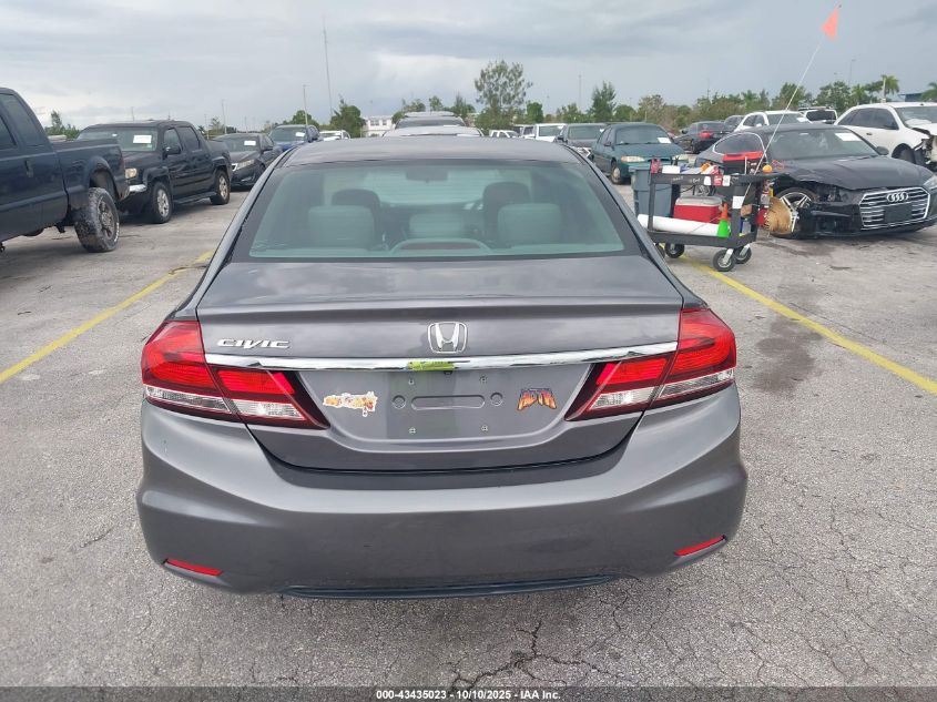 2014 Honda Civic Ex VIN: 19XFB2F84EE005410 Lot: 43435023