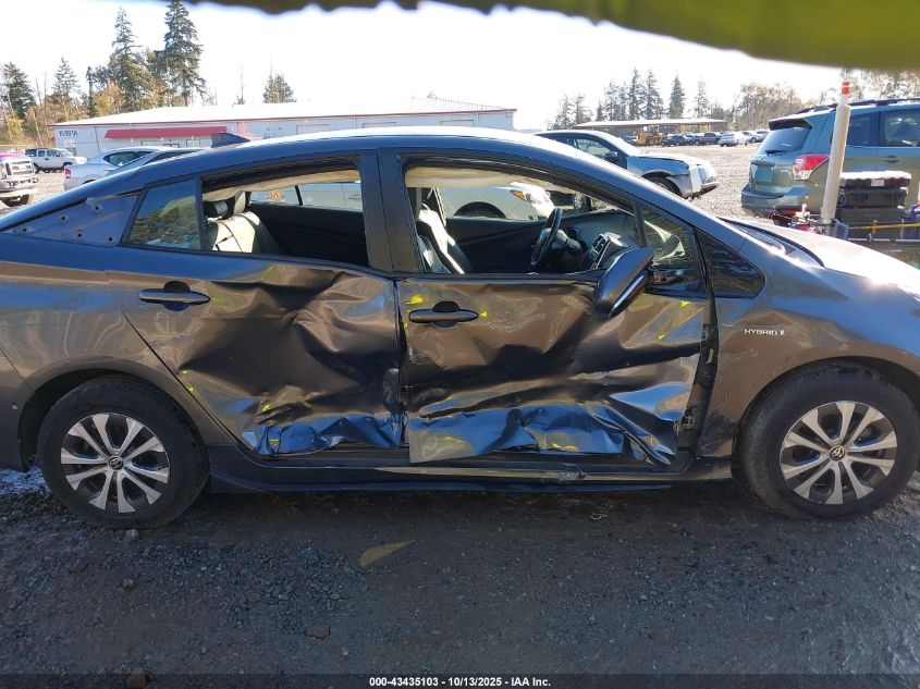 2019 Toyota Prius Xle VIN: JTDL9RFU5K3008923 Lot: 43435103