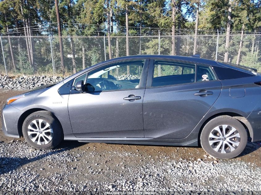 2019 Toyota Prius Xle VIN: JTDL9RFU5K3008923 Lot: 43435103