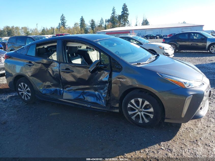 2019 Toyota Prius Xle VIN: JTDL9RFU5K3008923 Lot: 43435103