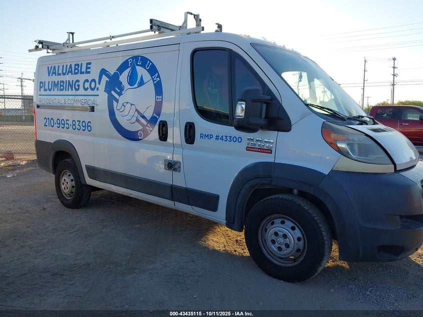 2017 RAM PROMASTER 1500 LOW ROOF 136 WB - 3C6TRVAG7HE539933