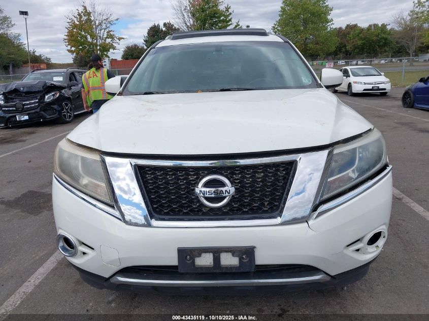 2014 Nissan Pathfinder Sl VIN: 5N1AR2MM4EC687861 Lot: 43435119