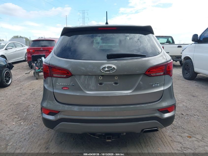 2018 Hyundai Santa Fe Sport 2.4L VIN: 5NMZTDLB6JH107767 Lot: 43435139