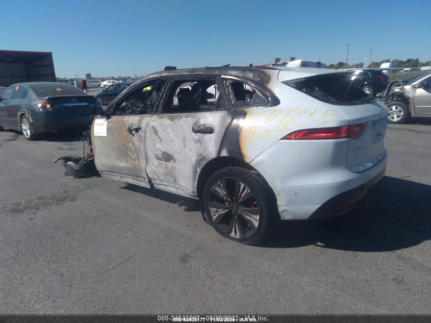 2017 Jaguar F-Pace S white suv gasoline SADCM2BV0HA086510 photo #4