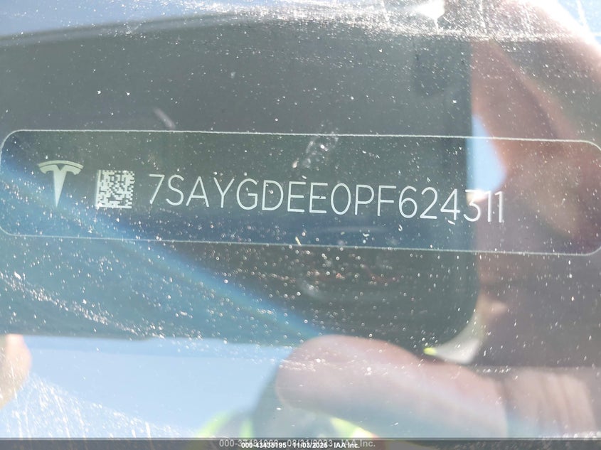 7SAYGDEE0PF624311 2023 TESLA MODEL Y photo no. 9